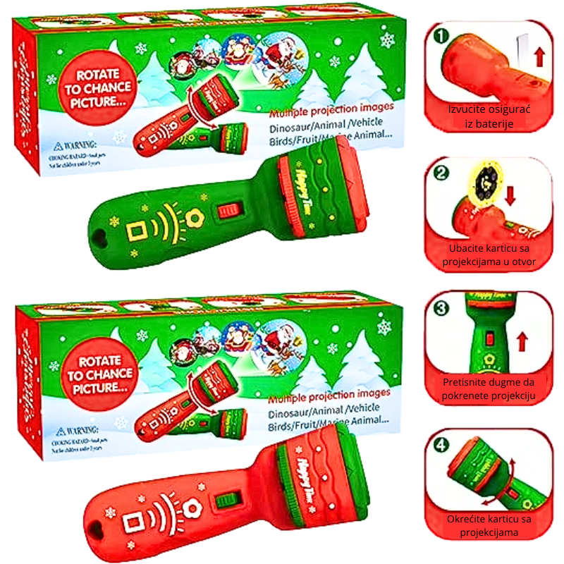 Projektor lampica za decu - 24 projekcija